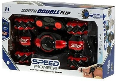 SavanShree Stunt Car Double Sided Rotating Off Road 2.4Ghz with with Gesture Sensing(Multicolor)