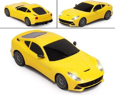 VikriDa Remote Control Rechargeable High Speed Car Toy for Kids(Yellow)
