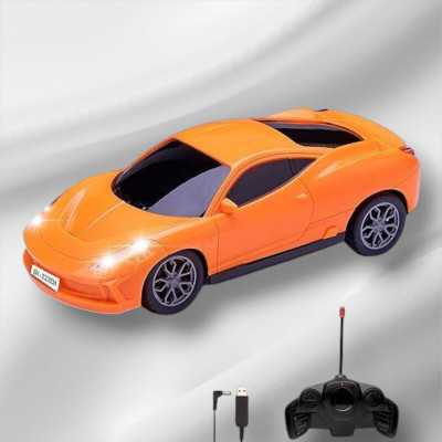 TOYACHI Famous Car Rechargeable Remote Control Toy O1(Orange)