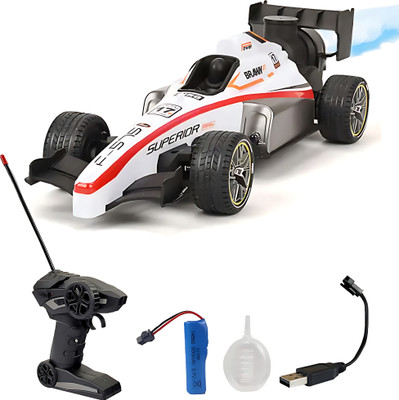 TOIGEN Formula 1 Remote Control Racing car(White, Blue)