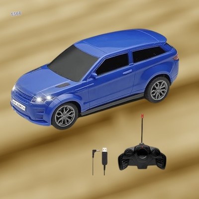 AS TRADERS 3D Famous Car Rechargeable Remote Control Toy B16(Blue)