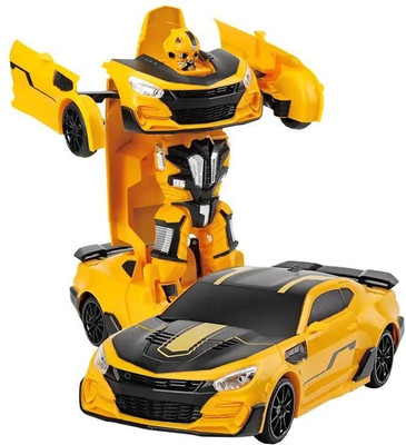 GOSHOPPE ENTERPRISES Car to Robot Auto-Convertible Transformation Robot Car Toy for Kids(Multicolor)