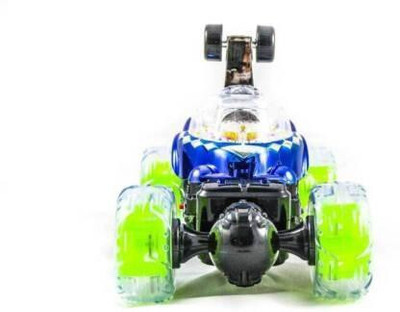 Kid Kraze Rechargeable Remote Control Twisting Stunt Car with 360 Degrees Rotation N31(Multicolor)