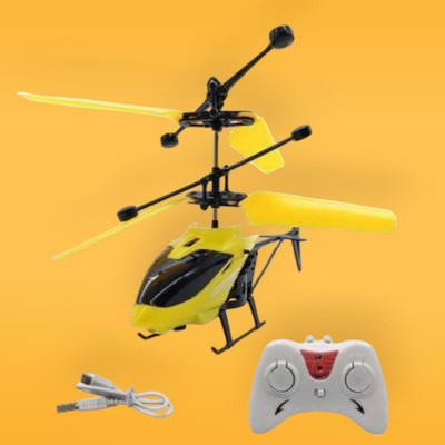 Kid Kraze GP Exceed Helicopter Air Flying Helicopter with Remote Control YELLOW_a31(Multicolor)