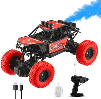 TrendWith TrendWithGear Rock Crawler RC Car 1:18 Scale 4WD 2.4 GHz Rally Buggy(Multicolor)(Multicolor)