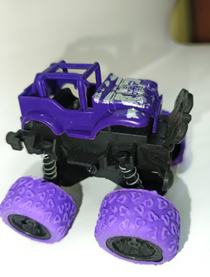 Anuradha Mini Monster Toy truck for Kids stunt car at 360 degreecar(Blue Red,orange,Green)