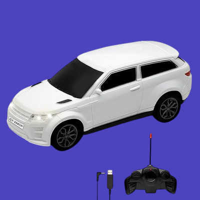 Toodles NEW_3D Famous Car Rechargeable Remote Control Toy W22(White)