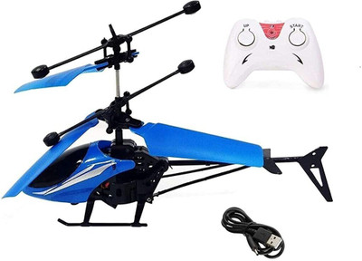 JRCLUB Flight Induction Exceed Remote Control and Hand Sensor Charging Helicopter(Blue)