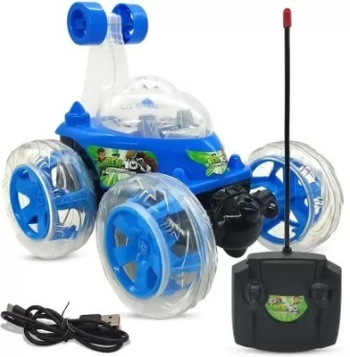 BMT Best Stunt Car 360° Twisting Remote Control for Kids Music ,Lights_156(Multicolor)