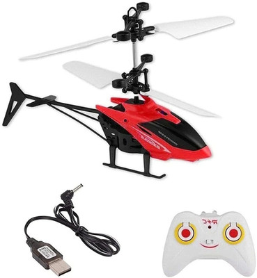 LoftNSoft Remote Control Helicopter With Charging Helicopter Toys for Boys/Girls/Kids(Red)