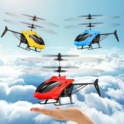 electrolight Remote Control Helicopter with Hand Gravity Sensor USB Charging Helicopter Toy|.(Multicolor)