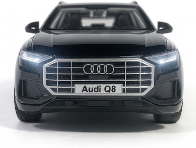 crezor toys Audi Q8 Alloy Die Cast Model Car – Premium Toy with Sound Effects(Black)