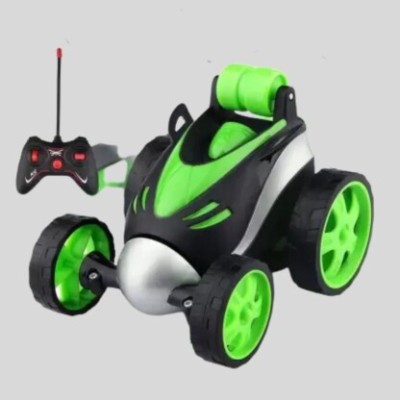 Skyler Collection Skyer Collection 360 Rotating Rolling Race Car Remote control Stunt Car Vehicle(Green)