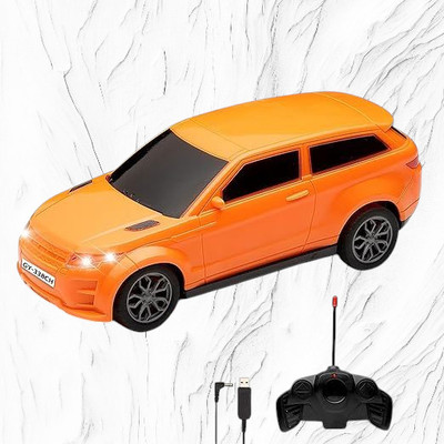 AS TRADERS 3D Famous Car Rechargeable Remote Control Toy O22(Orange)