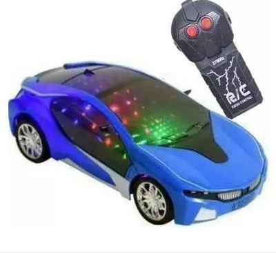 Goods collection A1 BEST TOYS 3D LED Light Fast Modern Car with Remote Control(Blue, Black)