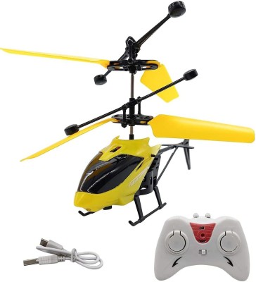 Skyagra GoChote Exceed Helicopter With Remote Control Charging Helicopter Toys For Boys(Yellow)