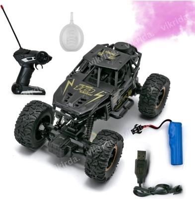 Rachna enterprise Remote Control Car Big Size Rock Crawler Water Smoke Effect Spray Off Road(Multicolor)
