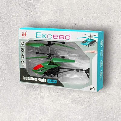 Kid Kraze Hand Control Helicopter with USB Chargeable Cable Pack of 1 Without Remote_a4(Multicolor)