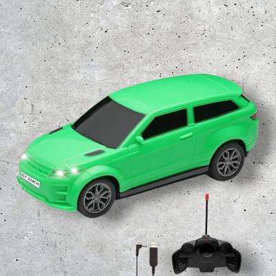 Toodles NEW_3D Famous Car Rechargeable Remote Control Toy G10(Green)