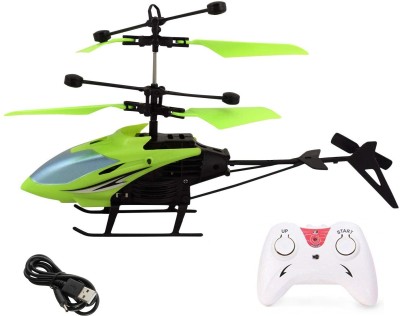 Tenmar Infrared Induction Electronic Sensor Helicopter(Green)