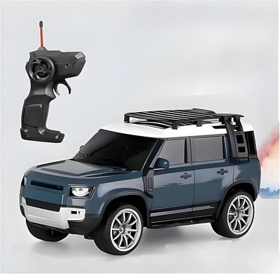 Chigy Wooh Remote Control Defender Car High-Speed Off Road RC Car with Led Lights & Smoke(Multicolor)