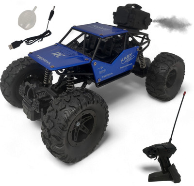 fizz Off Roader Rock Crawler Car Blue With Mist Smoke And Fully Remote control(Multicolor)
