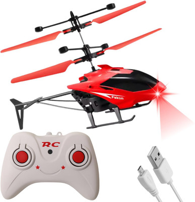 Kidzjoy RC Flying Helicopter RC Induction Hand Gravity Sensor Helicopter (RANDOM COLOR)(Multicolor)