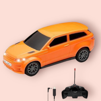 AS TRADERS 3D Famous Car Rechargeable Remote Control Toy O21(Orange)