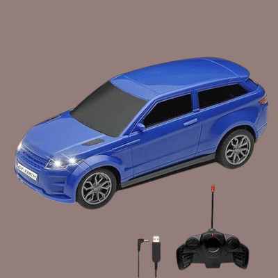 TOYACHI 3D Famous Car Rechargeable Remote Control Toy B13(Blue)