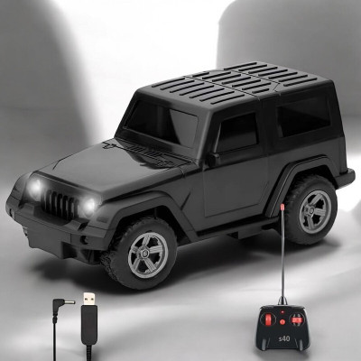Kid Kraze Remote control Thar Rechargable RC Toys For Kids With Music_E72(Black)