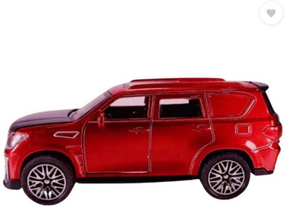 GILKINNI Patrol Die-Cast Model-Pull Back Toy Car for Kids, Openable Doors,Bonnet & Boot(Red, Black)