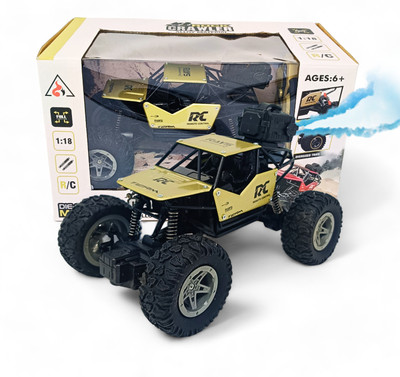 fizz Metal body Remote control Rock crawler Monster Truck Car with smoke effect-39(Multicolor)