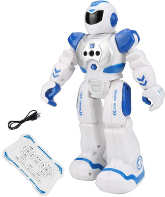 Magicwand R/C rechargable Gesture Sensing Dancing Programmable Rob(Blue & White)