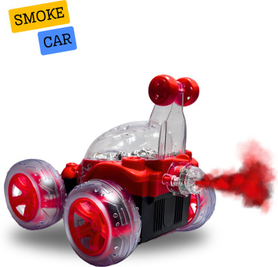 Vaniha Acrobatic 360 Degree Twisting Stunt Car with Music & Lights for Kids(Red)