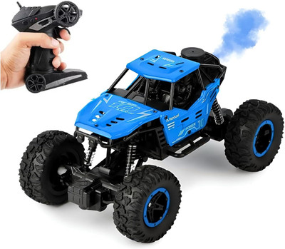 TRIMMO Rock Crawler Remote Control Wheel Drive Rechargeable(Multicolor)