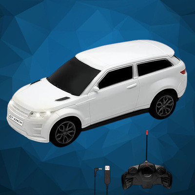 TOYACHI 3D Famous Car Rechargeable Remote Control Toy W14(White)