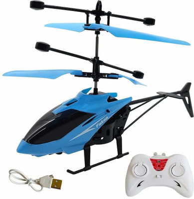 MJM Remote Control Helicopter Toy remote Control with Sensor (pack of 1)(Multicolor)