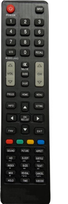 Ethex New TvR-58 (NO Voice Command)(Same remote Only will work)(before buy check all images) Remote Controller(Black)