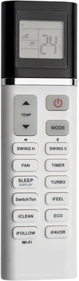 TIZOQ Original Remote Control Compatible for Kelvinator AC AC (ORG-254) Kelvinator Original AC Remote Controller(Black)