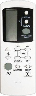 7SEVEN Compatible with Blue Star AC Remote Control Model 39 Suitable for Split and Window Air Conditioner - Match Remote Key by Key with Existing Blue Star Air Conditioner Remote Controller(White)