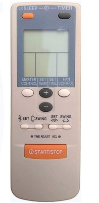 Ethex ® Re-47 Ac Remote compatible for Ogeneral Ac (Double swing button) (Match all functions with your Remote before placing order) ( check all images) Remote Controller(White)