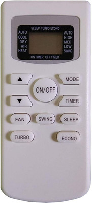LipiWorld 116-1 Q34 AC Remote Compatible For TCL AC Remote Controller(White)