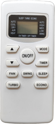 Harsh Enterprises Whirlphool Compatible with Whirlphool AC Remote Control AC-116 Split/window AIR CONDITIONER remote Harsh Enterprises Remote Controller(White)