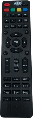 Xpecial STB2350 RECALL FIND Remote Compatible with SOLID FREE DISH HD SETTOP BOX (ONLY SAME WILL WORK) Remote Controller(Black)