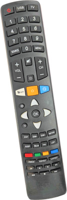 Ehop Compatible Remote Control for Smart LCD LED TV Remote (Black, Micro AH B) Micromax Remote Controller(Black)