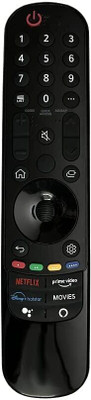 Tech Vibes Lg MR21GA MR22GA Tv Remote Remote Compatible with LG Magic tv MR21GA MR22GA Without Voice and Mouse Scroll LG TV Remote Controller(Black)