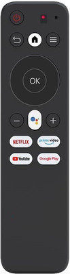 TIZOQ Replacement Remote Compatible for Blaupunkt Westinghouse & Thomson Smart TV with Voice Supported (Cyber Sound G2 Series-40CSG7112-VOC) Blaupunkt Smart TV, Thomson Smart TV, Westinghouse Smart TV Remote Controller(Black)