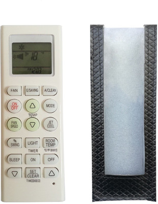 LipiWorld 36 AC Remote Control ( Remote with Cover ) Compatible for  LG AC Remote Controller(Grey)