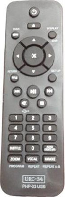 Nij URC-34 DVD Series Universal Remote Control PHILIPS Remote Controller(Black)
