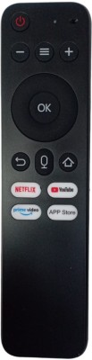 ANM Voice Remote Compatible for Amstrad Smart TV AMSTRAD - Voice command working, VERIFICATION ON customer care Remote Controller(Black)